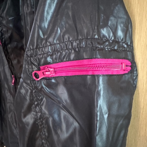 Fully Lined Full-Zip Wind Breaker with Hidden Hood in Neckline - NWT - Picture 3 of 7